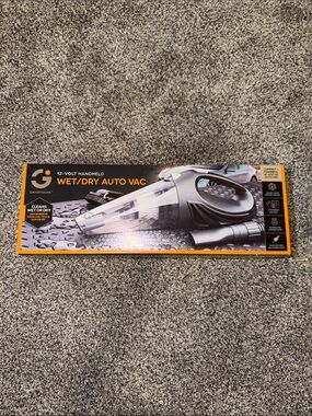 SmartGear 12V Handheld Wet/Dry Auto Vac - Black